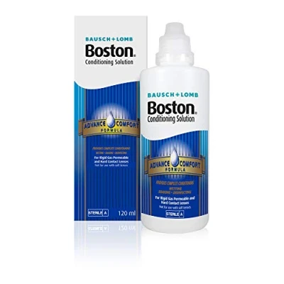 Image of Boston Advance Conditioning Solution, 120ml Condition your Lenses Cushions and Rehydrates For Comfortable Wear Rigid Gas Permeable (RGP) Hard Contact
