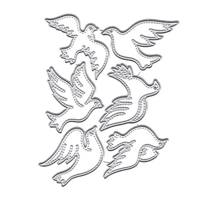 Image of Dove Metal Cutting Dies Stencil DIY Scrapbooking Album Stamp Paper Card Embossing Craft Decor