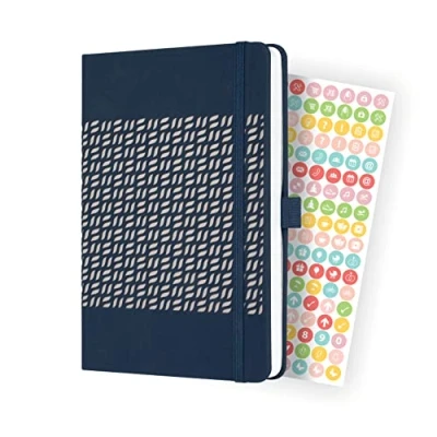 Image of SIGEL J3205 Weekly diary Jolie 2023 approx. A5 dark blue hardcover 2 pages = 1 week 174 S.