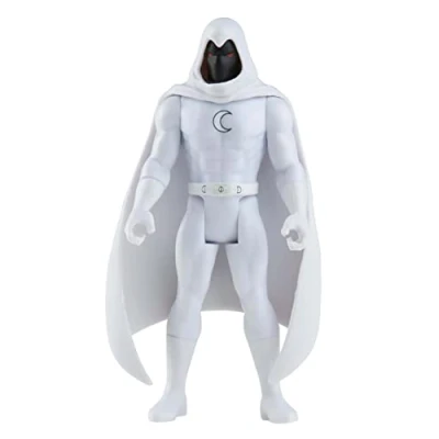 Image of Marvel Hasbro Legends Series 3.75 inch Retro 375 Collection Moon Knight Action Figure for Kids Ages 4 and Up, Multicolor, One Size (F3823)