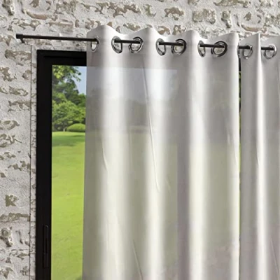 Image of Soleil D&#039;Ocre BOHEME &#039;s Sheer curtains in White