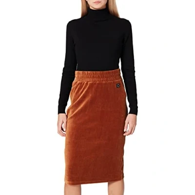 Image of Comma CI Women&#039;s Rock Lang Skirt, 8757 Nougat, 38