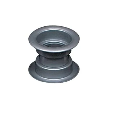Image of 4 x Silver Bathroom Door Air Vent Grille 55mm 2&quot; Satin Round Furniture Sleeve Grey Diffuser Plug T14SS