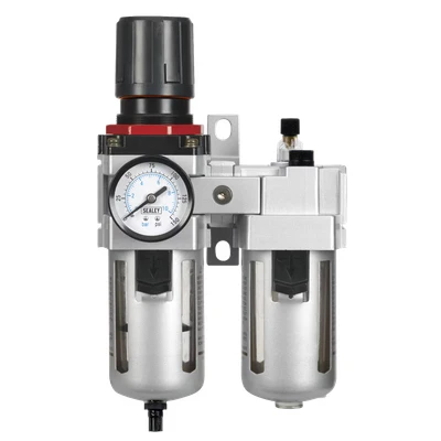 Image of Sealey Air Filter/Regulator/Lubricator High Flow