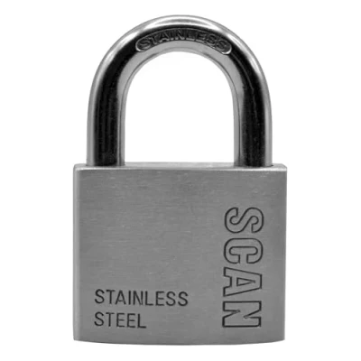 Image of Scan Stainless Steel Padlock 50mm SCAPLSS50