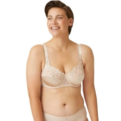 Image of Naturana® Women&#039;s Underwired Bra [Cup B E] with Excellent Support and Beautiful décolleté 34 Light Beige C