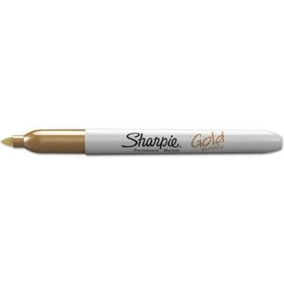 Image of Sharpie Fine Tip Metallic Permanent Marker Gold