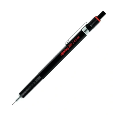 Image of Rotring 300 Mechanical Pencil 0.7mm Black Barrel