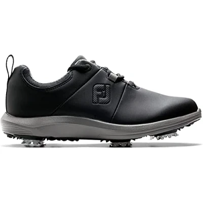 Image of FootJoy 98645080M Women&#039;s eComfort Golf Shoe, 8 UK Medium, Black/Charcoal