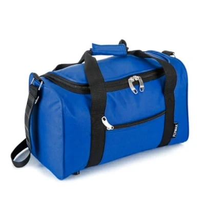Image of 40x20x25 Ryanair Cabin Bag Lightweight Underseat Onboard Carry On Hand Luggage Flight Holdall Duffle Foldable 0.5kg 20L Blue