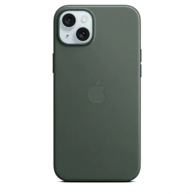 Image of Apple MagSafe Textiel Back Cover Green iPhone 15 Plus