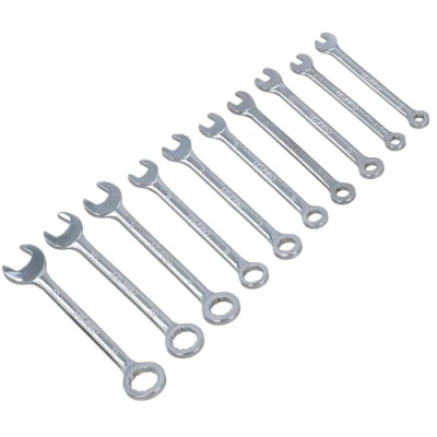 Image of AB Tools US Pro 10pc Mini Equal Combination Spanner Set 4 11mm Micro Wrench Metric