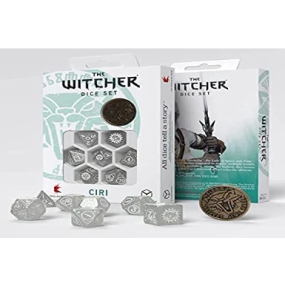 Image of Q Workshop QWOWCI4P The Witcher Dice Set: Ciri Lady of Space and Time (7)
