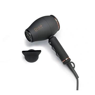 Image of Diva Pro Styling Intenso 4000 Compact &amp; Lightweight Hairdryer Black