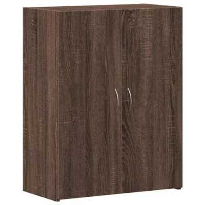 Image of vidaXL File Cabinet Brown Oak 60x32x77.5 cm Engineered Wood