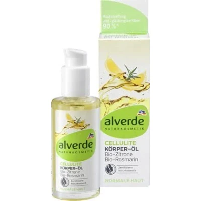 Image of alverde Olio per il Corpo alla Cellulite biologica al Limone bio, rosmarino, 100 ml