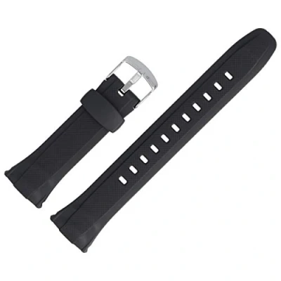 Image of Casio WVA 620 Replacement Watch Strap 24 mm Plastic Black