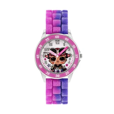 Image of lol surprise Girl&#039;s Digital Quartz Watch with Silicone Strap LOL9017ARG