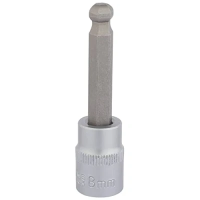 Image of Draper Ball End Hexagonal Socket Bits, 3/8&quot; Sq. Dr., 8mm