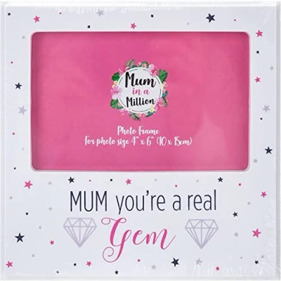 Image of VFM Mum Photo Frame 4 x 6 (Mum You&#039;re a Gem) in Million