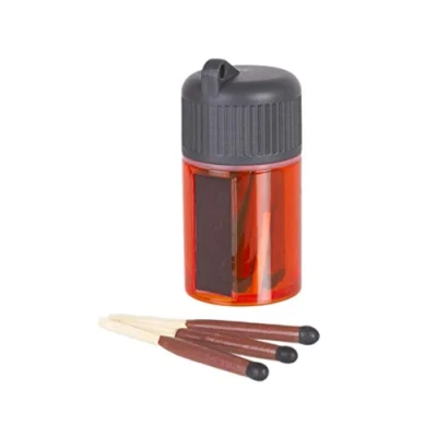 Image of Lifesystems Stormproof, Waterproof And Windproof Matches, Pack Of 25 In Sealed Container, Red