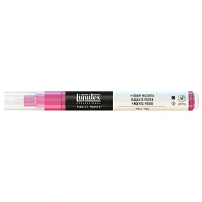 Image of Liquitex 2 4 mm Fine Nib Paint Marker Medium Magenta