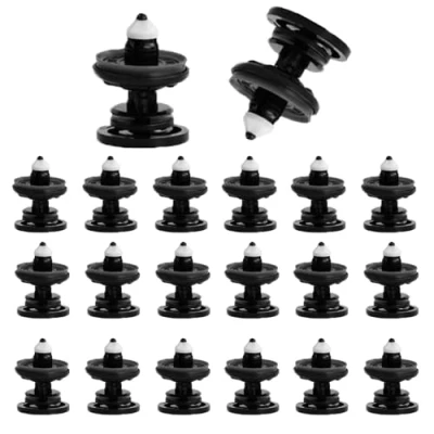 Image of RXKFIGX 25 Pcs Car Interior Door Card Trim Clips Panel Mounting Auto Fasteners Durable Plastic Bumper Fastener Fixing