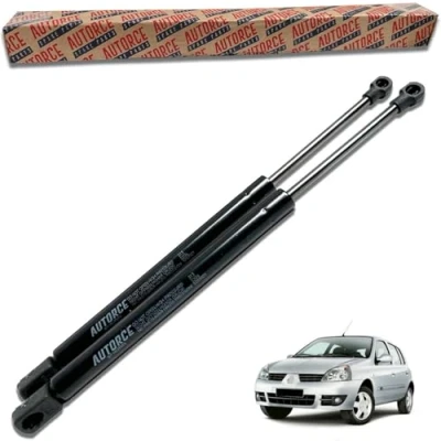 Image of AUTORCE 2 Pcs Rear Tailgate Boot Gas Struts Intended For Renault Clio MK2 1998 2017 Lift Support Shock Absorber System 340 (N) 410 MM 7700842256, 8455177