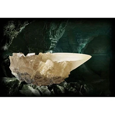 Image of the Noble Collection NN1009 Crystal Goblet From Cave, White