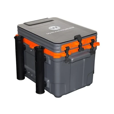 Image of Wilderness Systems Kayak Crate 4 Rod Holders and Boat Tackle Storage Fits Anglet Boats