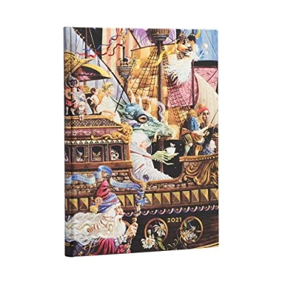 Image of Paperblanks 12 Month Calendar 2021 Virgo Vertical Ultra (180 x 230 mm)