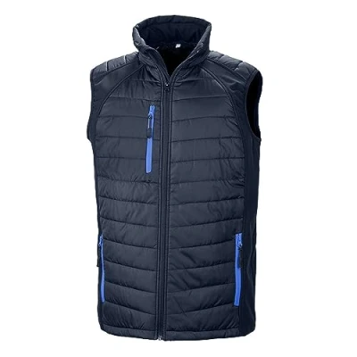 Image of Result Unisex Adult Compass Softshell Gilet (M) (Navy/Royal Blue)