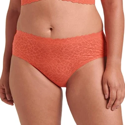Image of Sloggi Women&#039;s Zero Feel Lace 2.0 Hipster Briefs, WATERMELON, L