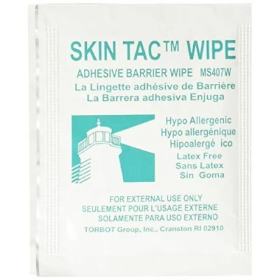 Image of TORBOT Group Skin Tac H Adhesive Barrier Wipes, 50/Box