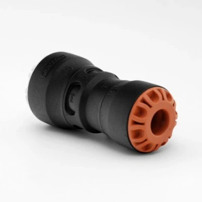 Image of MDPE Pipe Fitting Push Fit Coupling PE X Copper 25mm 22mm