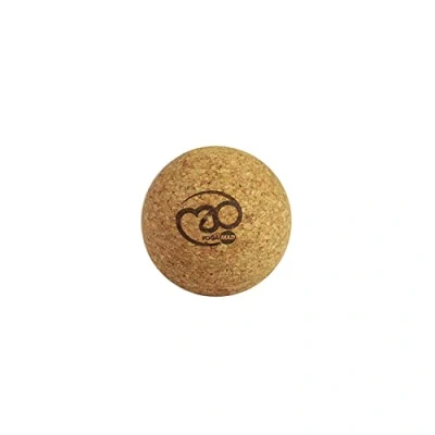 Image of Fitness Mad Cork Massage Ball for Trigger Point Therapy, Deep Tissue &amp; Myofascial Release, 7cm Ball, Natural, Skin Friendly Material