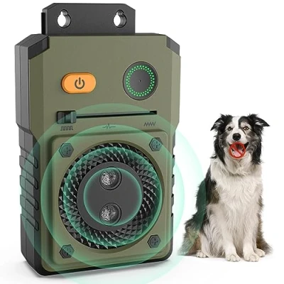 Image of Anti Barking Device for dogs,Auto Stop dog Device,Rechargeable Ultrasonic Control,IPX4 with 50FT 3 Levels Bark Stopper Dog,Safe Sonic Control
