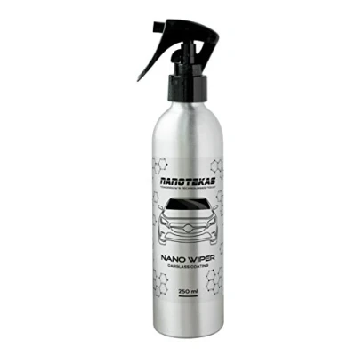 Image of Nano Glass Coating Nanotekas Wiper Long Lasting Hydrophobic Windshield Window Coat Water Resistant Sealant 250ml