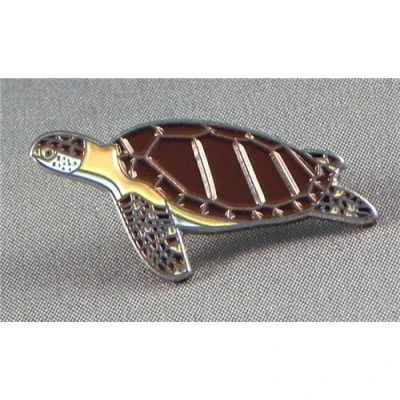 Image of Metal Enamel Pin Badge Brooch Turtle