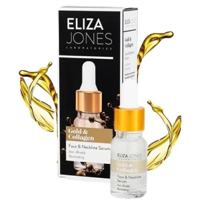 Image of Eliza Jones Laboratories Face Serum, Neck Serum (Gold and Collagen: Anti Wrinkle 10.0 ml)