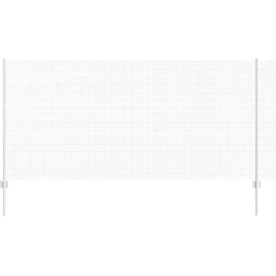 Image of vidaXL Welded Wire Fence with 10 U Posts Silver 1.2x10 m Steel
