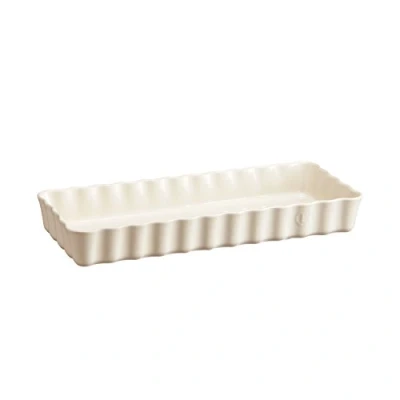 Image of Emile Henry Clay Narrow Rectangular Tart Dish 36cm x 15cm