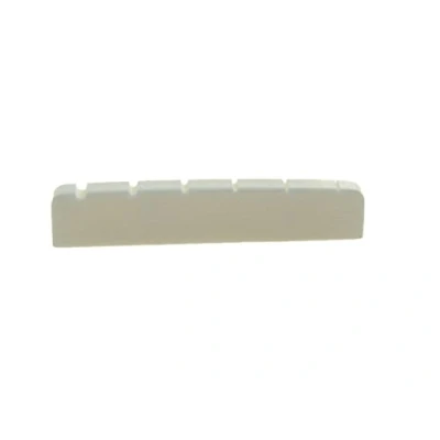 Image of KAISH 43x6 Flat Base Cattle Bone Guitar Nut Real Pure for Les Paul LP Guitars