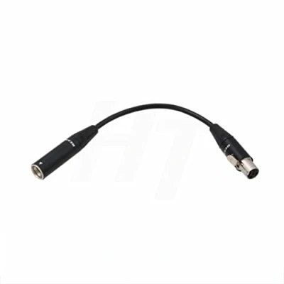 Image of HangTon Headset Microphone Audio Adapter Extension Cable for Shure SM 93 WBH WL Body Pack Transmitter Mini XLR 4 Pin TA4F Male to Female (15)