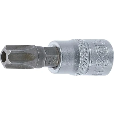 Image of BGS 2165 T45 Bit Socket 6.3 mm (1/4&quot;) Drive T Star tamperproof (for Torx)