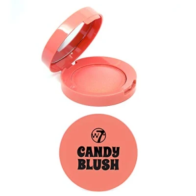 Image of W7 Blusher Candy Blush Gossip/Orion Streak and Smudge Resistant for a Flawless Finish