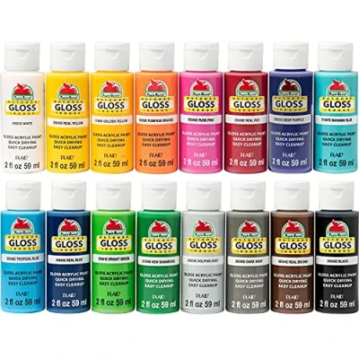 Image of Apple Barrel Acrylic Paint, Multicoloured, Large