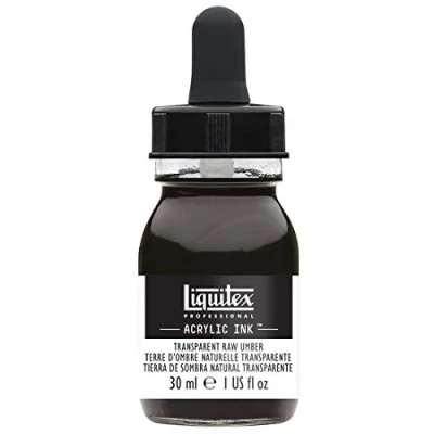Image of Liquitex 4260333 liquid Professional Acrylic Paints Ink, 30ml, high pigmented Airbrush Paint Umbra natural transparent