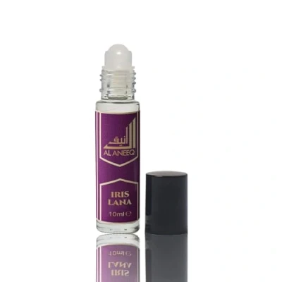 Image of Al Aneeq Iris Lana I Concentrated Fragrance Oil Attar Scent with Notes of Fruit Sandal Ambrette Citrus Amber Musk Green Floral Undertones Roll on Perfume for Men &amp; Women (10ml)
