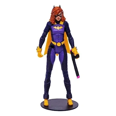 Image of McFarlane Toys, DC Gaming 7 inch Batgirl Action Figure with 22 Moving Parts, Collectible Gotham Knights Game Stand Base and Unique Character Card Ages 12+